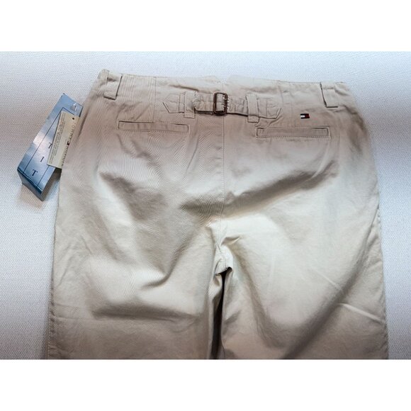 NWT Tommy Hilfiger Womens Cropped Chino Pants Size 10P Beige Casual Summer - Picture 16 of 16